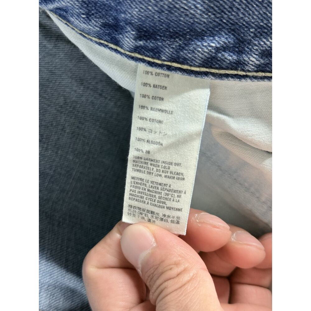 Abercrombie Fitch Jeans Men’s 34x32 Low Rise Slim Straight Distressed - Picture 6 of 12